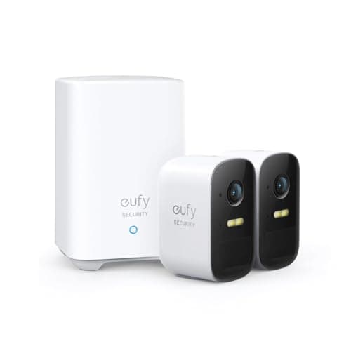 eufy Security eufyCam 2C, überwachungskamera aussen, 180Tage Akku, HD 1080p, IP67 wetterfest, Nachtsicht, Kompatibel mit HomeKit und Solar Panel, überwachungskamera aussen set2+1,Gebührenfre