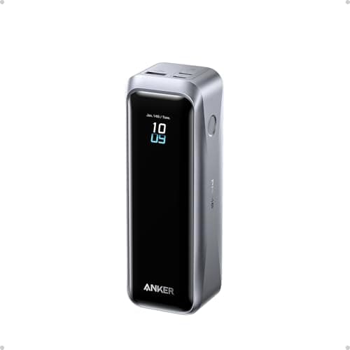Anker Prime Power Bank, 20,100mAh 3-Port Portable Charger with 220W Max Output, Two-Way Charging, TSA-Approved, App Control, for MacBook, iPhone 17/16 Series, and More (Base Not Included) Ph