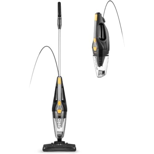Eureka Blaze Stick Vacuum Cleaner, Powerful Suction 3-in-1 Small Handheld Vac with Filter for Hard Floor Lightweight Upright Home Pet Hair, Dark Black 3-in-1 Handheld Vac NES210 Blaze Black