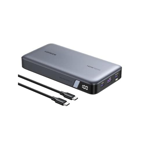 UGREEN Power Bank 25,000mAh 145W Laptop Portable Charger, Nexode 3-Port USB C PD Battery Pack, for MacBook Pro/Air, Dell XPS, iPhone 17/16/15/14, Galaxy S26 Steam Deck, iPad, and More