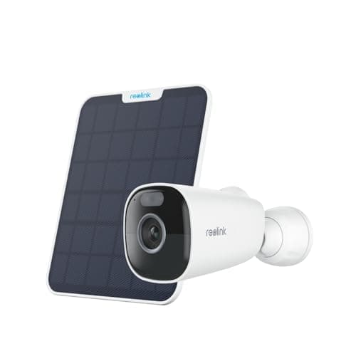 Reolink 5MP Solar Überwachungskamera Aussen Akku mit Spotlights, 2,4/5GHz WiFi, Kabellose WLAN Kamera Outdoor mit Personen/Auto/Tiererkennung, 2-Wege-Audio, IP66, Standalone, Argus Eco Pro+S