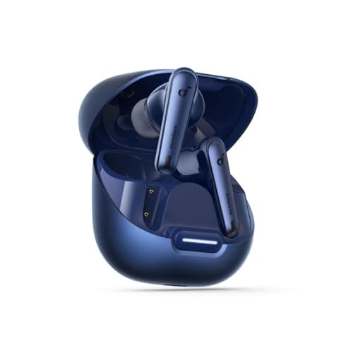 soundcore by Anker Liberty 4 NC Bluetooth-Kopfhörer mit Geräuschunterdrückung, 98,5% Noise Cancelling, Adaptive Geräuschunterdrückung für Ohren und Umgebung, Hi-Res Sound, 50H Wiedergabe (Bl