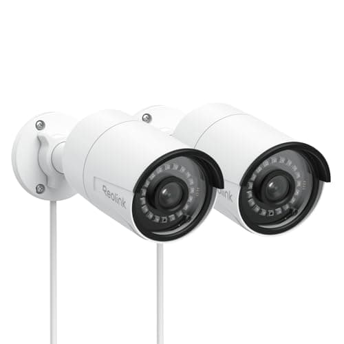 REOLINK 5MP PoE Security Camera, Outdoor Indoor Surveillance for home, Person/Vehicle/Pet Detection, Time-Lapse, 100ft IR Night Vision, Work with Smart Home, support 512GB SD Card, RLC-510A(