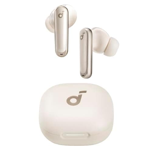 Soundcore P40i by Anker, Noise Cancelling Wireless Earbuds, Adaptive Noise Cancelling to Environments, Heavy Bass, 60H Playtime, 2-in-1 Case and Phone Stand, IPX5, Wireless Charging, Bluetoo