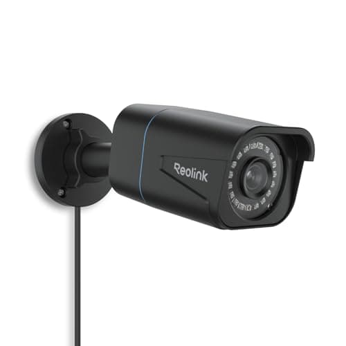Reolink 4K Smarte PoE Überwachungskamera Aussen mit Personen-/Fahrzeug-/Tiererkennung, 8MP IP Kamera mit microSD Kartensteckplatz, Audio, IR Nachtsicht, Wasserfest, Zeitraffer, RLC-810A Schw