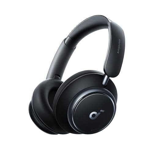 Soundcore by Anker Space Q45 Adaptive Active Noise Cancelling Headphones, Reduce Noise by Up to 98%, 50H Playtime, App Control, LDAC Hi-Res Wireless Audio, Comfortable Fit, Clear Calls, Blue