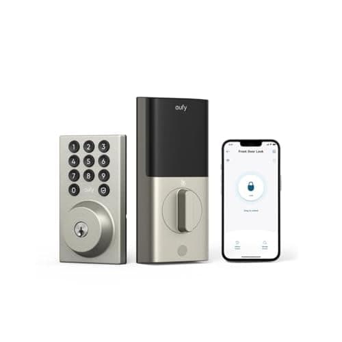 eufy Security Smart Lock C30, Keyless Entry Door Lock, Built-in WiFi Keypad Deadbolt for Front Door, No Bridge Required, Easy Installation, App Remote Control, Reliable Power, BHMA Grade 3,