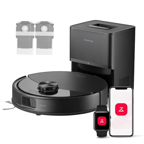 roborock Q10 S5+ Robot Vacuum Cleaner Set with Station, 10000 Pa Suction, Automatic Emptying, Double Anti-tangle, VibraRise 2.0 System, Navigation & Mapping, Obstacle Avoidance, APP