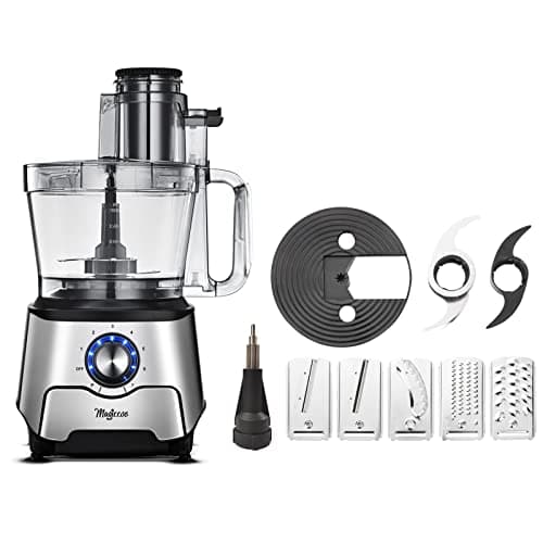 14 Cup Food Processor - 1000W Motor, Storage Drawer for Blades, 7 Speeds, XL Bowl & Large Feed Chute, French Fry Cutter, Chop Slice Shred & Mix for Vegetables, Cheese & Meat, Family Meals