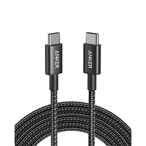 Anker USB C to USB C Cable, Type-C Charging Cord Fast Charge(10FT,100W), for iPhone 17/17 pro, MacBook and More(Black) 10FT Black 1
