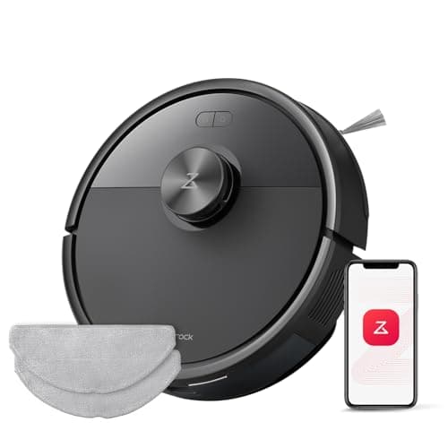 roborock Q7 M5-Set Saugroboter mit Wischfunktion, 10.000Pa Saugkraft, Dual Anti-Tangle-System, 150Min Laufzeit, LiDAR Navigation, Staubsauger Roboter für Teppich, Tierhaare, APP Steuerung (S