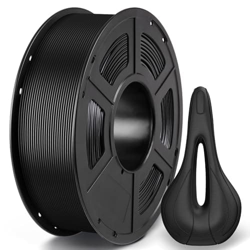 ANYCUBIC ASA Filament 1.75mm, 3D Drucker Filament geeignet für den Druck von Outdoor Funktionsteilen, Wetter- und Hitzebeständig 1KG Schwarz ASA Schwarz