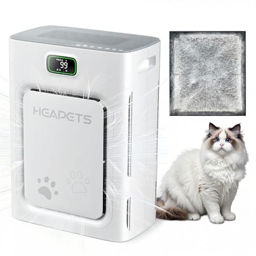 Pet Air Purifier for Home Large Room 2500 sq ft, H13 HEPA Washable Double-Sided Filter,Air Cleaner for Pet Hair Dander Odor Allergies Pollutant Smoke Dust,PM2.5 Air Quality Monitor,Auto Mode