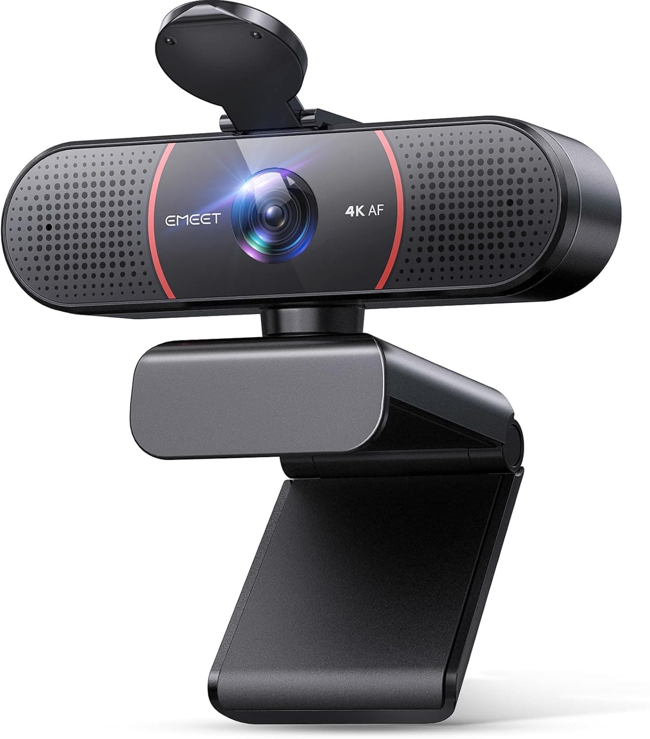 EMEET C960 4K Webcam for PC, 4K UHD CMOS Sensor, PDAF Auto Focus, Dual Omnidirectional Mics, Auto Light Correction, 73° FOV, Plug&Play Webcam w/Privacy Cover, Works w/Zoom/Teams/Skype/Google