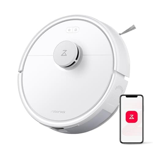 roborock Q7 L5 Saugroboter, Dual Anti-Tangle System, 8.000 Pa HyperForce Saugkraft, Präzise Navigation, Smart No-Go Zone, Einstiegsleistung, Perfekt für Haustierbesitzer (Weiß)