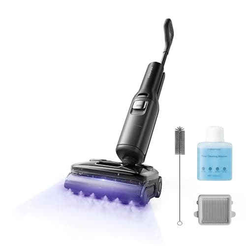 roborock F25 Ultra Nass Trockensauger mit Dampf, 180 °C Dampfmopp, 86 °C Heißwasser Saugwischer, 22kPa Staubsauger mit Wischfunktion, 90°C Selbstreinigung, 180° flache, KI-unterstütze Räder,