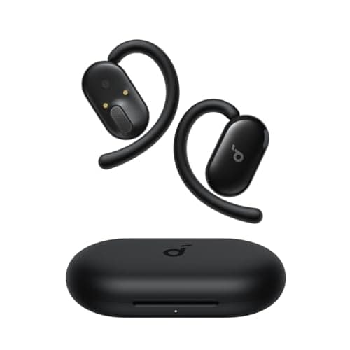 Soundcore V20i by Anker Open-Ear Headphones, Adjustable Ear Hooks, Ultra-Comfort, Snug Fit, Powerful Sound, Clear Calls, IP55, 36H Playtime, Bluetooth 5.4 Wireless Earbuds, Multipoint Connec