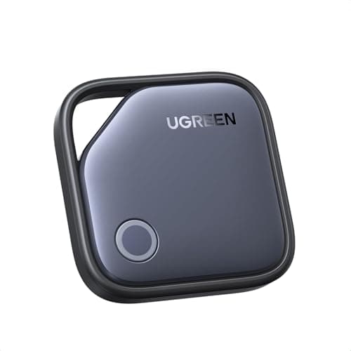 UGREEN FineTrack Air Tracker Tags(iOS Only), 2-Year Replaceable Battery Bluetooth Tracker Compatible with Apple Find My, Item Finder Smart Tag for Keys, Luggage, Wallet - [Apple MFi Certifie