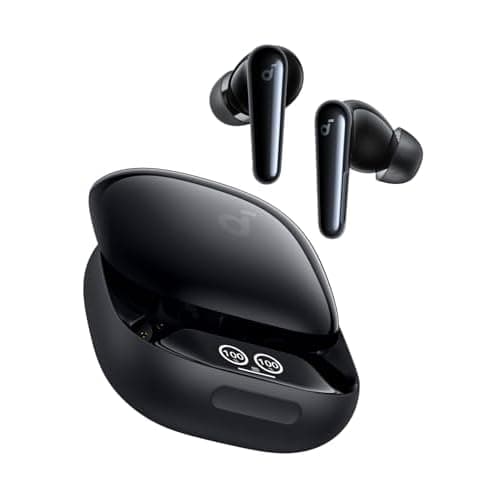 Soundcore Liberty 4 Pro by Anker, Noise Cancelling Wireless Earbuds, 7-Sensor and Real-Time Adaptive Noise Cancelling, 2× Faster Charging, Studio-Level Hi-Fi Music, Clear Calls with 6 Mics a