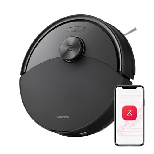 roborock Q10 S5 Saugroboter mit Wischfunktion, 10.000 Pa HyperForce Saugkraft, Dual Anti-Tangle System, Auto Lifting Mopping, Ideal fĂŒr Tierhaare, Teppiche, Hartböden (Schwarz)