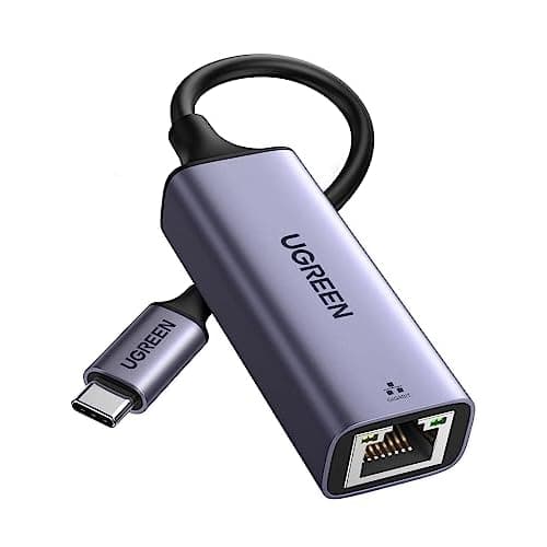 UGREEN USB C to Ethernet Adapter, Plug and Play 1Gbps Ethernet Adapter, Aluminum Case, (Thunderbolt 4/3 Compatible) to RJ45 Network Dongle, Compatible for MacBook Pro/Air, iPhone 17 Pro/Max,