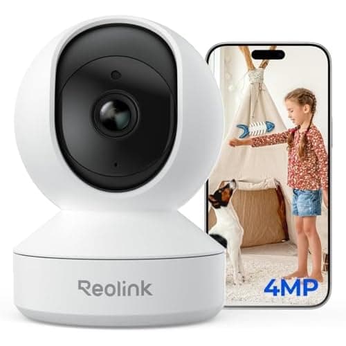 Reolink Indoor Camera 4MP 360°Pan/Tilt, Baby Monitor, Pet/Dog Camera, Cry Detection, Home Security WiFi Camera, Privacy Mode, 2-Way Audio, Night Vision, Cloud&Local Storage (512GB Supports),