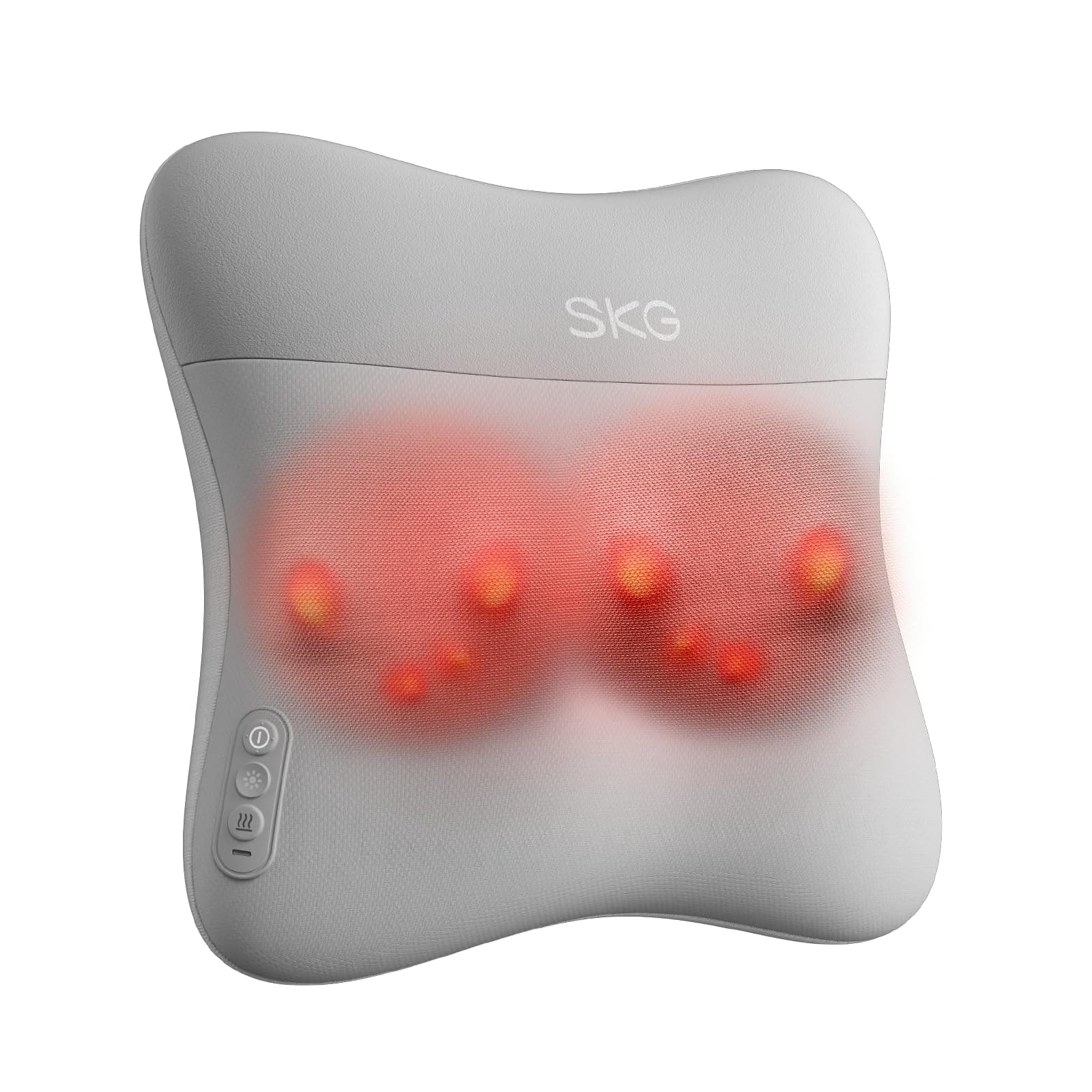 SKG VS500 Cordless Back Massager for Pain Relief Deep Tissue 4D Neck and Back Massager with Dual Sided Heat Valentine Gifts for Men and Women Dad Mom Grandpa